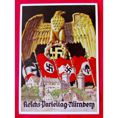 Reichs Parteitag Nürnberg 1935 Postcard