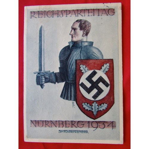 Reichsparteitag Nürnberg 1934 Postcard