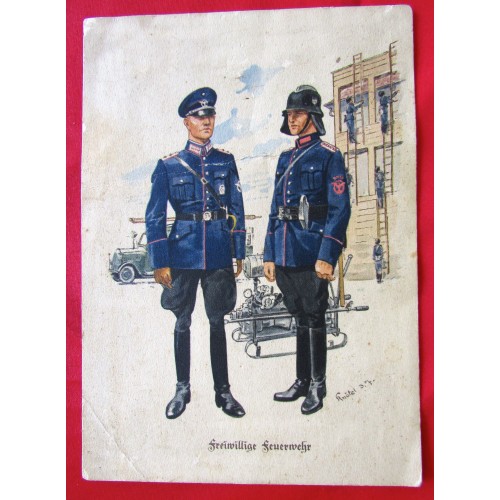 Deutsches Polizei Postcard