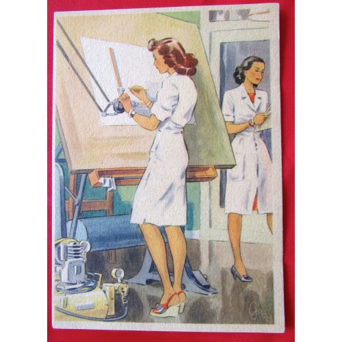 Frauen Schaffen Für Euch Postcard # 5417