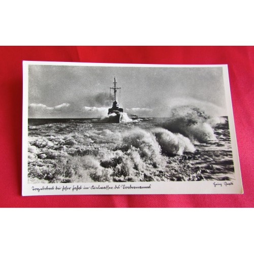 Kriegsmarine Postcard