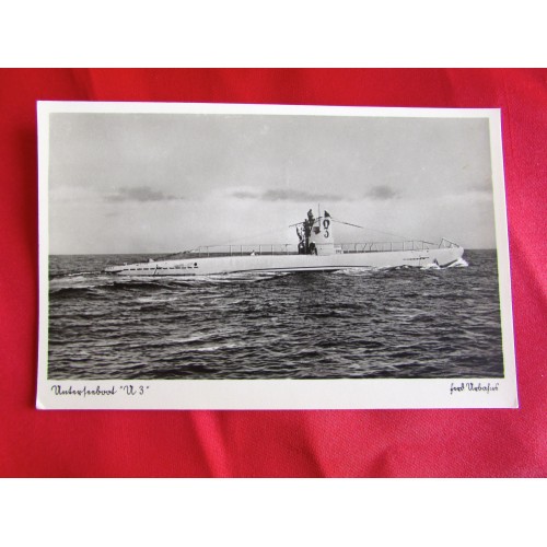 Unterseeboot U 3 Postcard # 5468