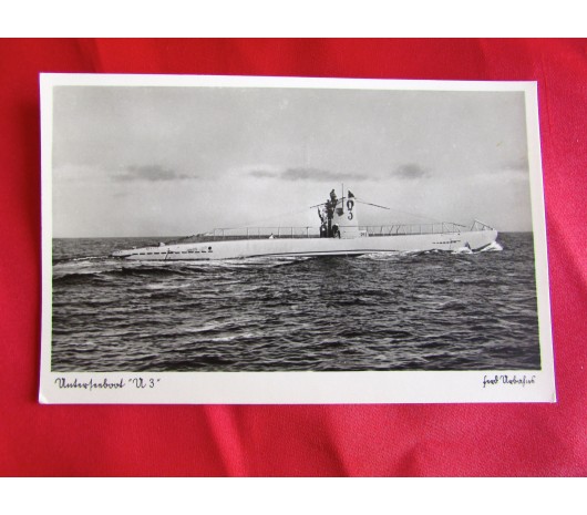 Unterseeboot U 3 Postcard