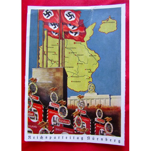 1939 Reichsparteitag Nürnberg Postcard