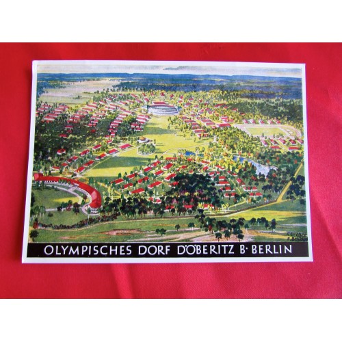 Werbe Postkarte Nr. 4 für die Olympischen Spiele Postcard # 5513