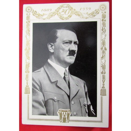 Hitler 50th Birthday Postcard # 5556