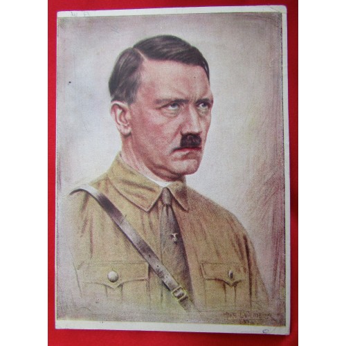 Adolf Hitler Postcard