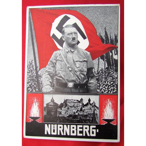 Hitler Nürnberg Postcard