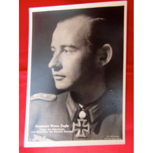 Hauptmann Werner Ziegler Postcard # 5590