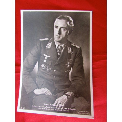 Major Hermann Graf Postcard # 5591