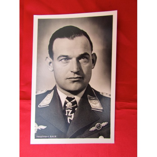 Hauptmann Baer Postcard # 5604