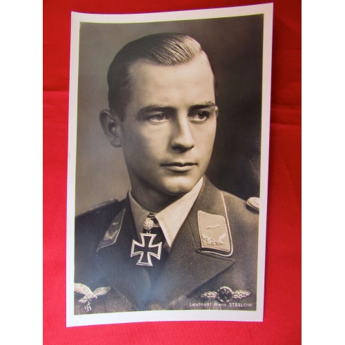 Leutnant Hans Strelow Postcard # 5619