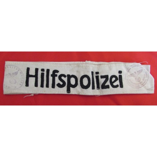 Hilfspolizei Cuff Title 