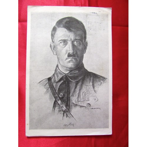 Adolf Hitler Postcard