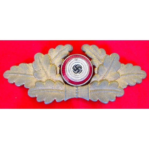 NSDAP Political Visor Cap Wreath Insignia # 5725