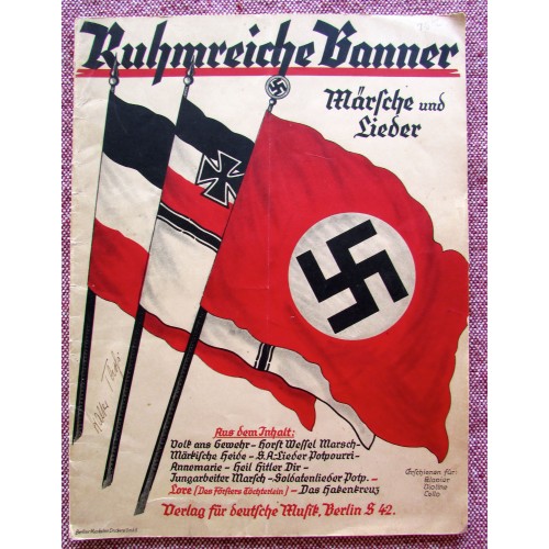 Ruhmreiche Banner Märsche und Lieder Music Book