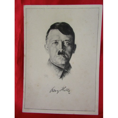 Adolf Hitler Postcard