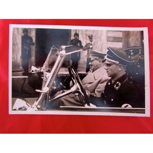 Hitler with SS Postcard # 5802