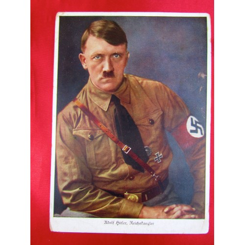 Adolf Hitler Reichskanzler Hoffmann Nr. 407 Postcard # 5804