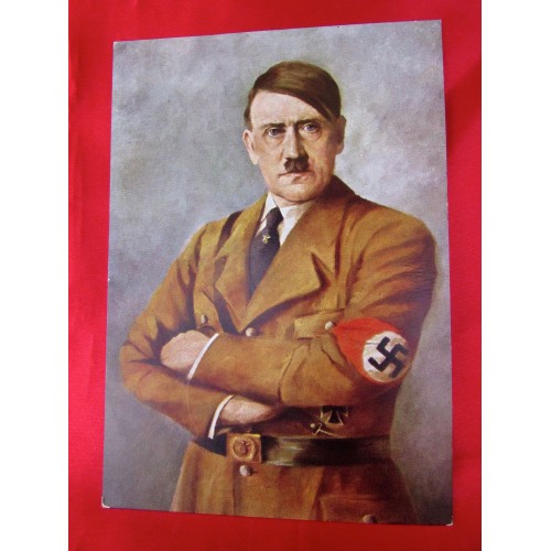 Adolf Hitler Color Postcard