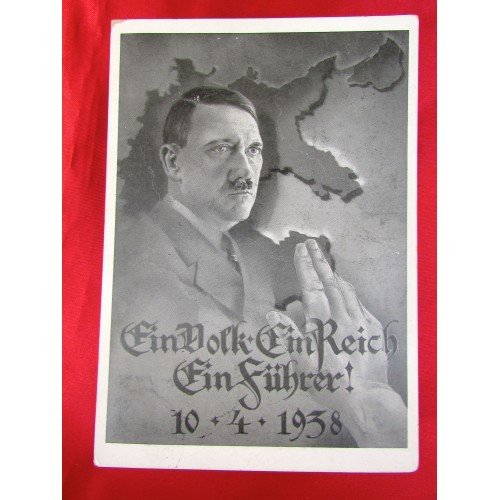 Ein Volk Ein Reich Ein Führer Postcard # 5835