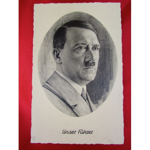 Unser Führer Postcard