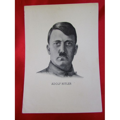 Adolf Hitler Postcard