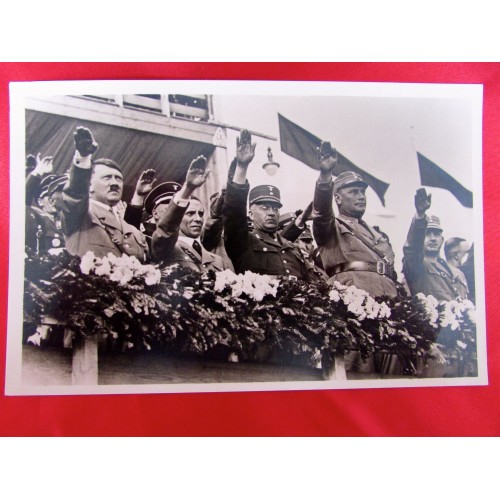 Hitler Goebbels Postcard # 5866