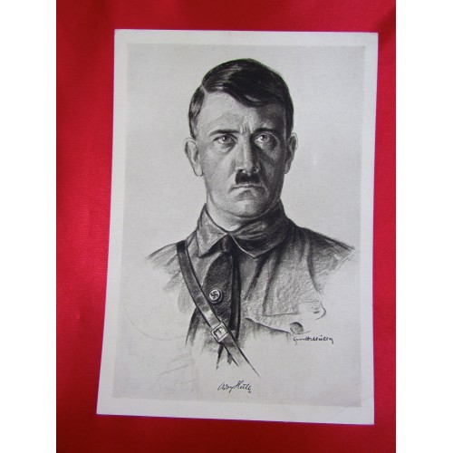 Adolf Hitler Postcard 