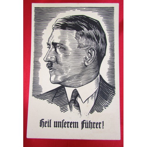 Adolf Hitler Postcard 