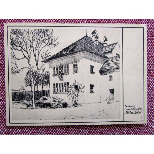 Festung Landsberg Hitler-Zelle Postcard # 5913