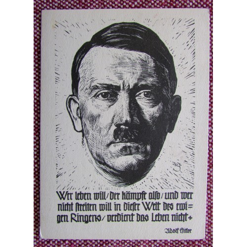 Adolf Hitler Postcard