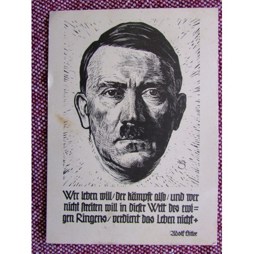 Hitler Postcard