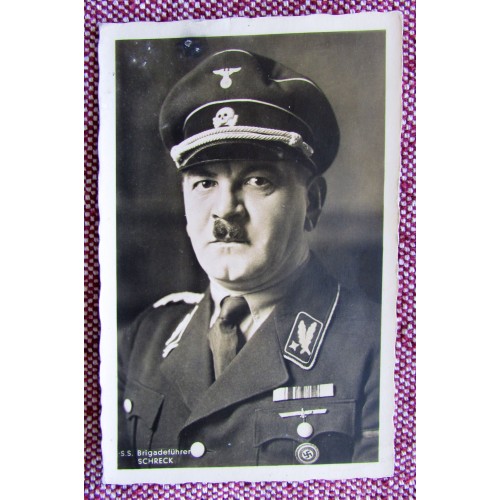 SS Brigadeführer Schreck Postcard # 5944