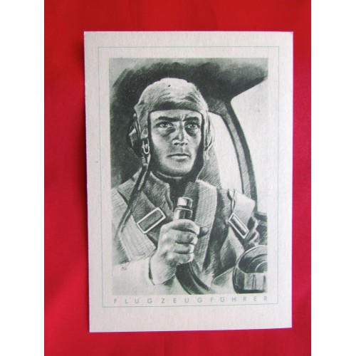 Der Deutsche Soldat Flugzeugführer Postcard # 5970