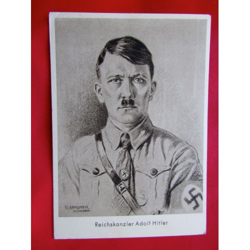 Reichskanzler Adolf Hitler Postcard # 5991