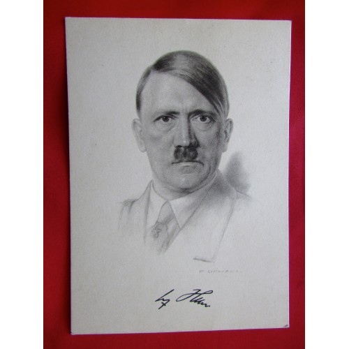 Adolf Hitler Postcard 