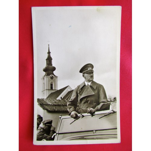 Hitler in Leonding Postcard # 5997
