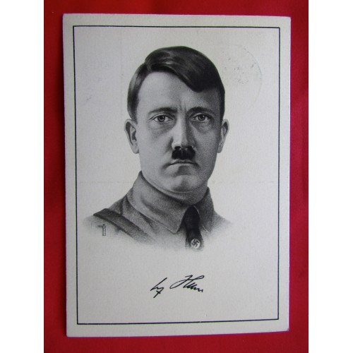 Adolf Hitler Postcard