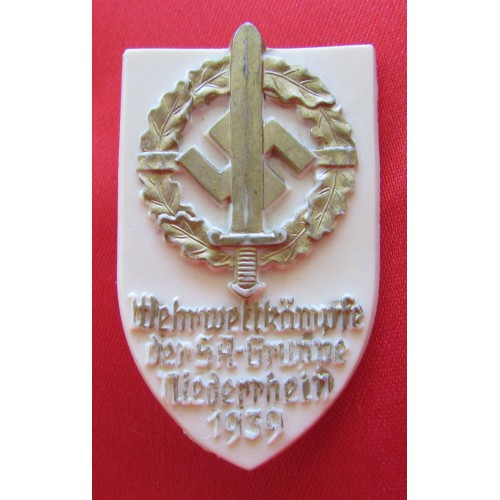 Wehrwettkämpfe der SA-Gruppe Niederrhein 1939 Tinnie # 6050