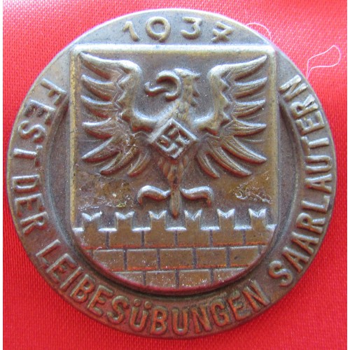 1937 Fest der Leibesübungen Saarlautern Tinnie