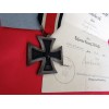 Iron Cross 2nd Class with Document