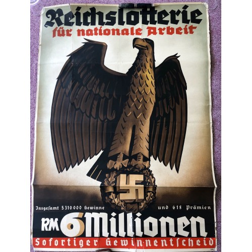 Reichslotterie für Nationale Arbeit Poster # 6108