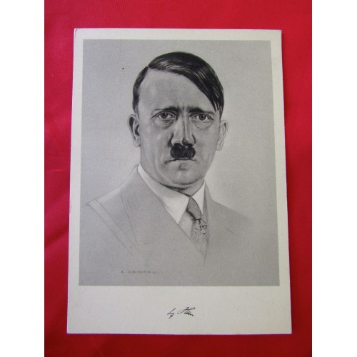 Adolf Hitler Postcard