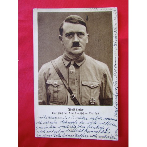 Adolf Hitler Der Führer Des Deutschen Volkes Postcard