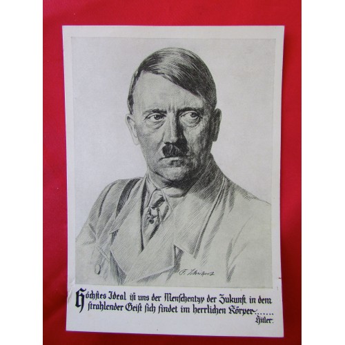 Hitler Olympic Postcard