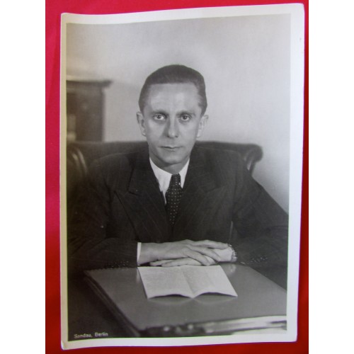 Dr. Joseph Goebbels Postcard # 6252