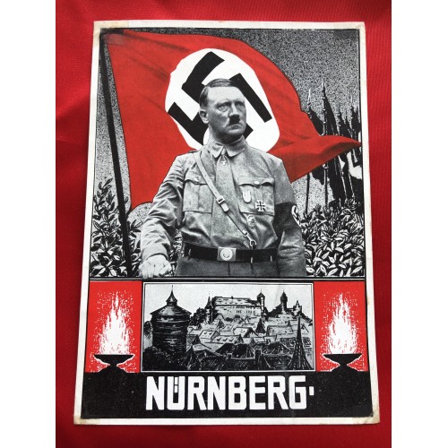 Hitler Reichs Parteitag Nürnberg Postcard # 6321