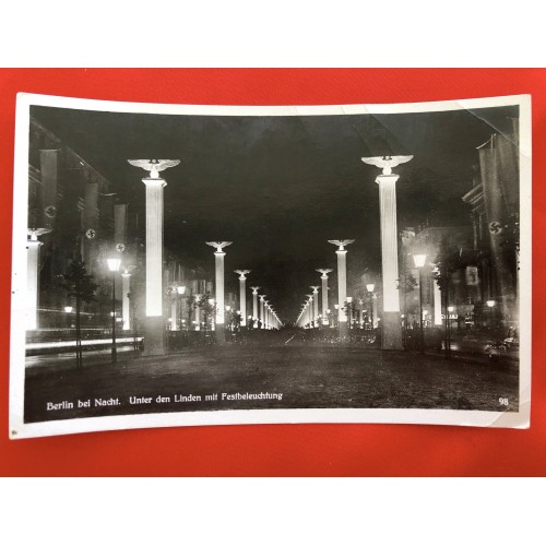 Unter den Linden mit Festschmuck Postcard  # 6352