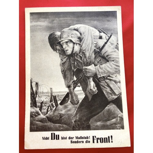 Nicht Du bist der Maßstab, sondern die Front Postcard # 6353